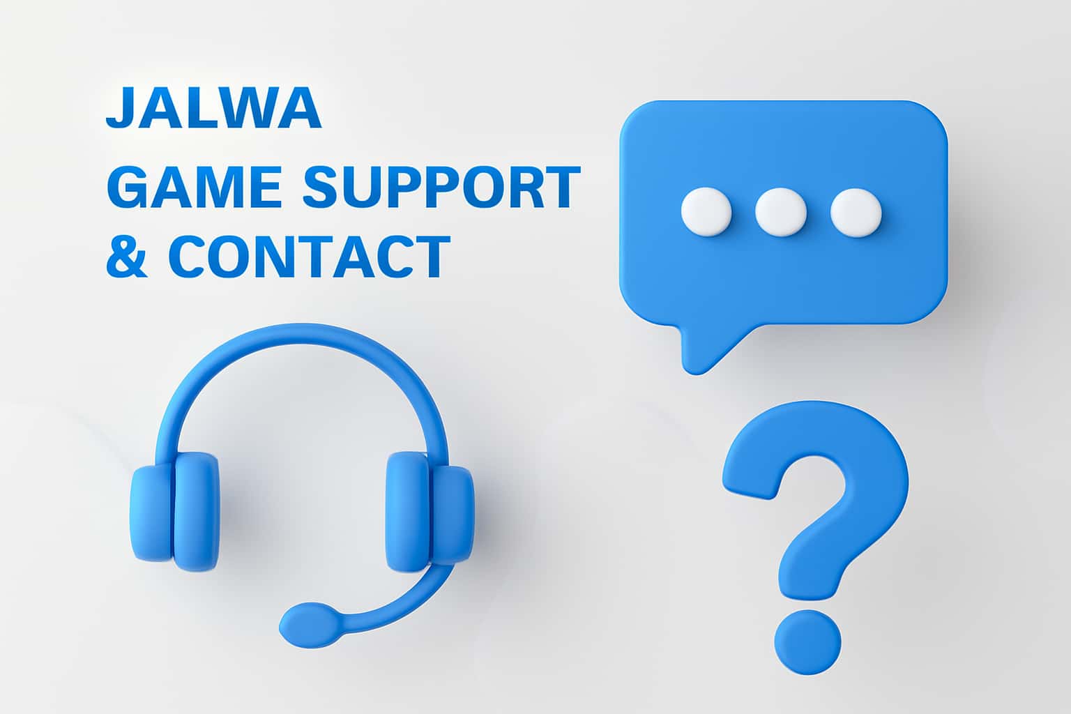 Jalwa Game Support & Contact Interface