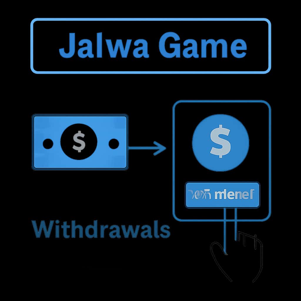 An educational diagram about Jalwa Game withdrawal procedures.