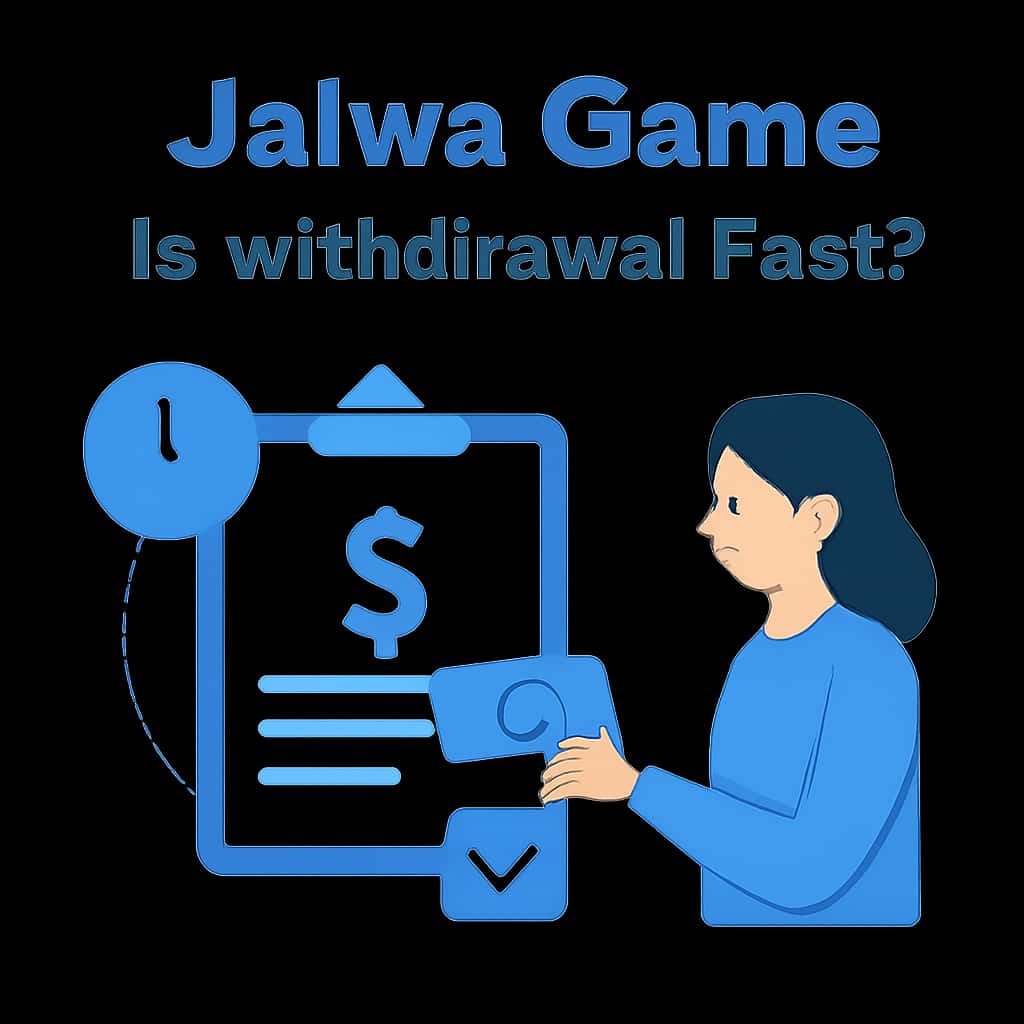 An educational illustration of the Jalwa Game withdrawal process.