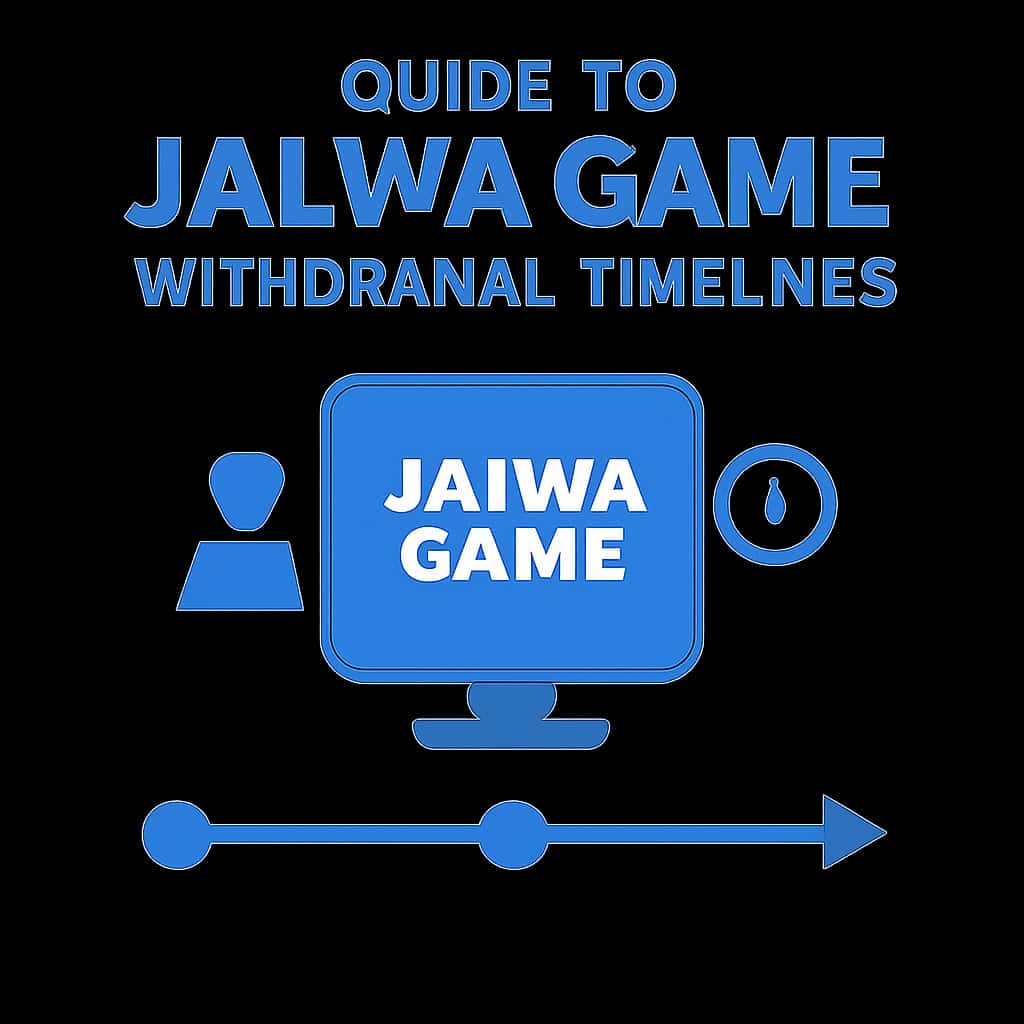 An educational diagram detailing withdrawal timelines for Jalwa Game.