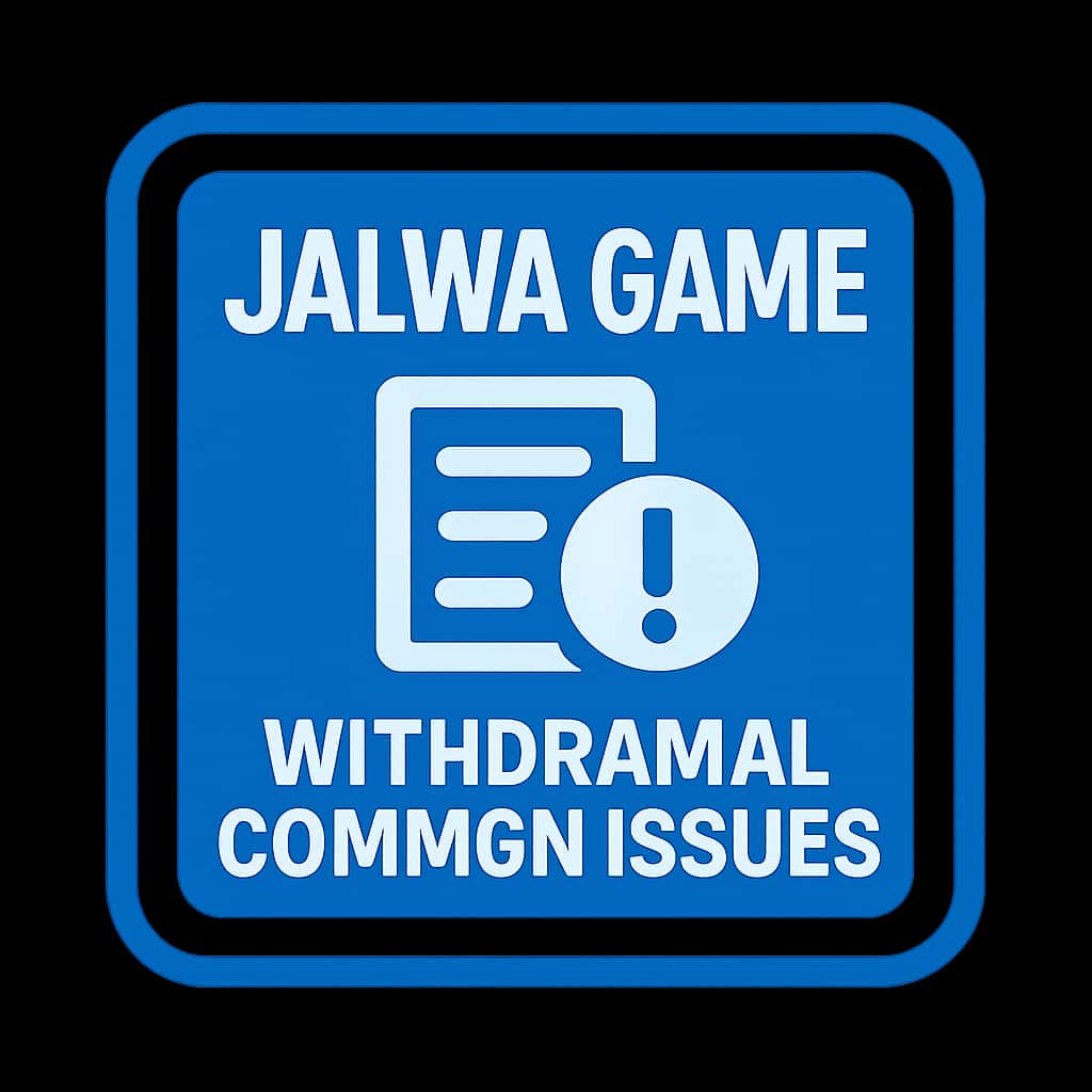 An icon representing withdrawal issues in Jalwa Game.