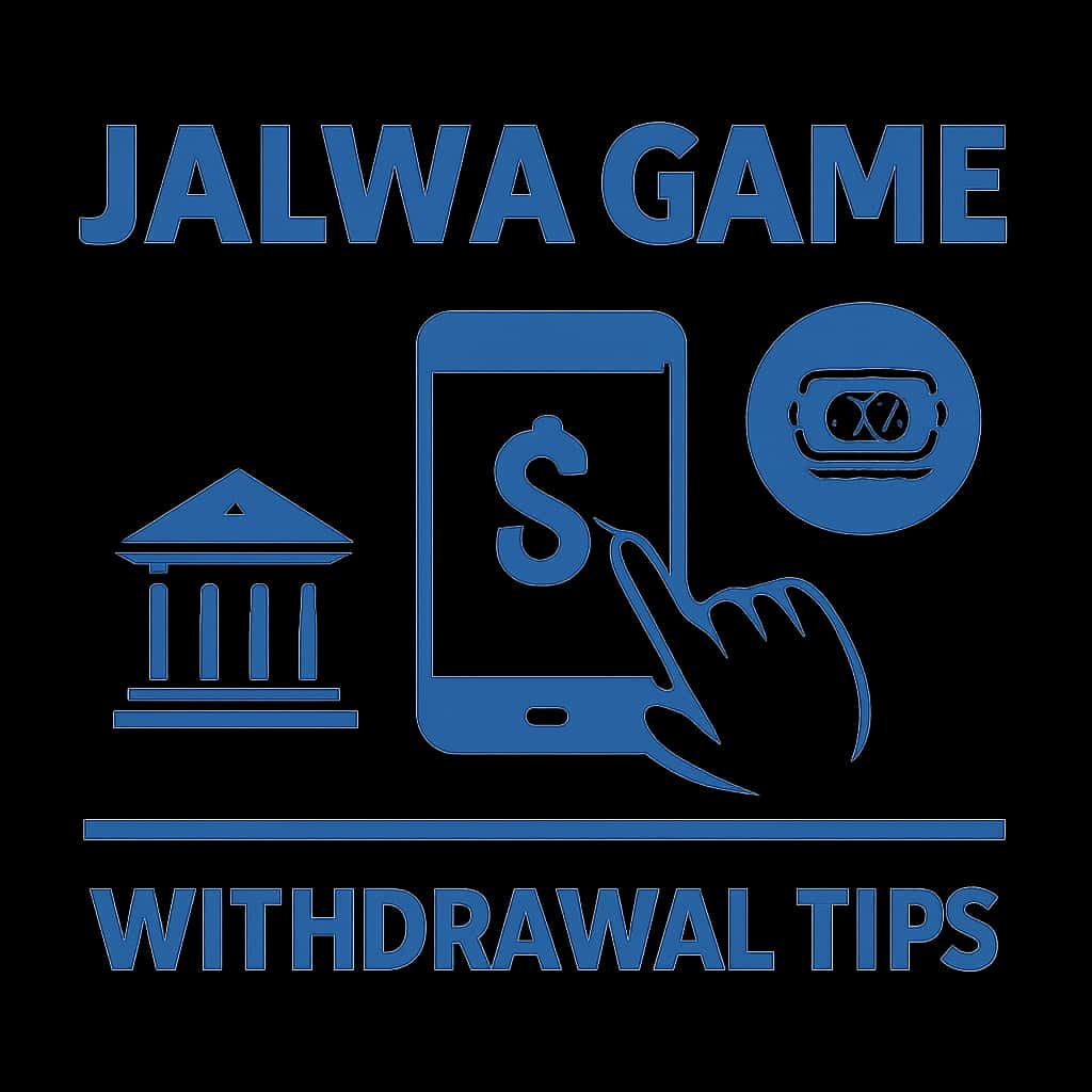 An educational illustration depicting Jalwa Game Withdrawal Tips.