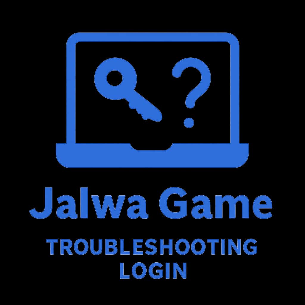 An icon representing troubleshooting login for Jalwa Game.