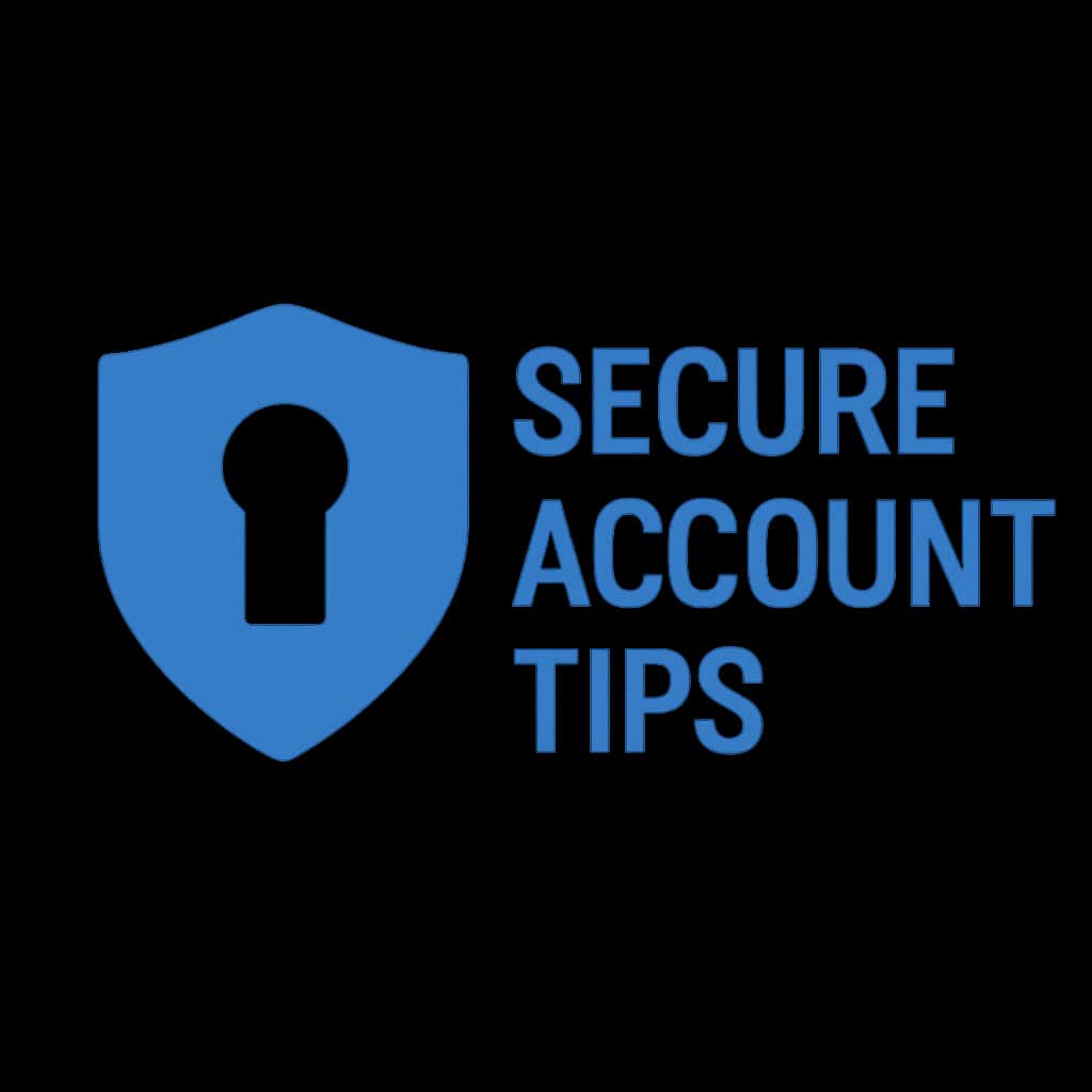 A badge illustrating secure account tips for Jalwa Game.