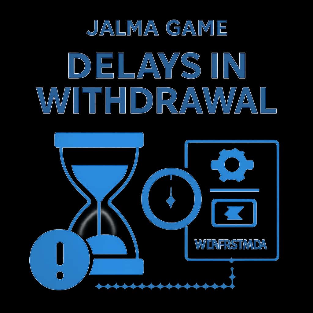 Illustration outlining the factors contributing to delays in Jalwa Game withdrawals.